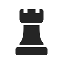 A chess tower piece. ChessJS was the library used for generating and animating a chessboard.